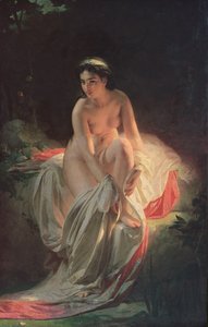 Mujer bañándose, 1875